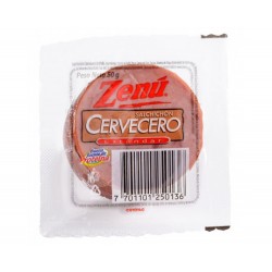 SALCHICHON ZENU CERVECERO x 50