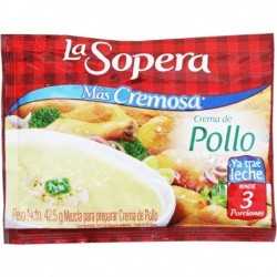 CREMA LA SOPERA X 42,5 G POLLO