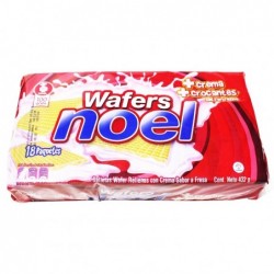 GALLETAS NOEL WAFER FRESA...