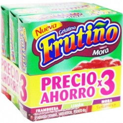 GELATINA FRUTIÑO SABORES...