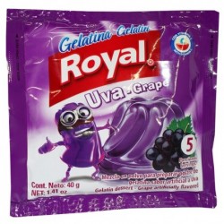 GELATINA ROYAL X40GR UVA