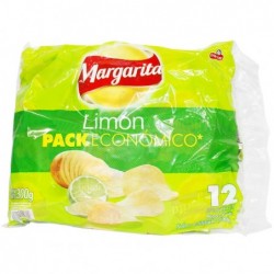 PAPAS MARGARITA LIMON x25grs