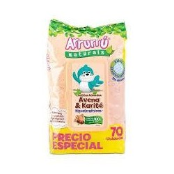 PAÑITOS ARRURRU NATURALS x70gr