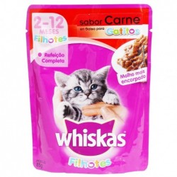 POUCH WHISKAS ADULTO CARNE...