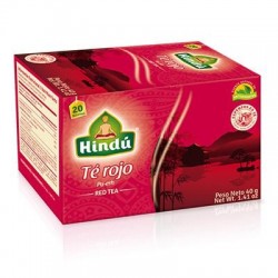 TE ROJO - HINDU X20 BOLSITAS
