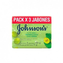 JABON JOHNSONS UVA VERDE x3und