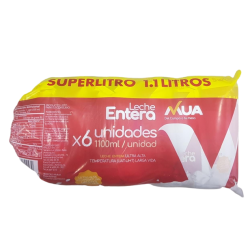 LECHE MUA ENTERA x1100ml x6und