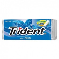 CHICLE TRIDENT MENTA x18und