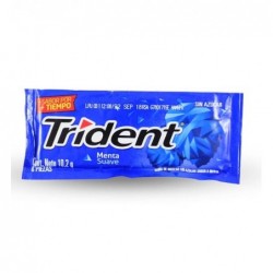 CHICLE TRIDENT MENTA x6u