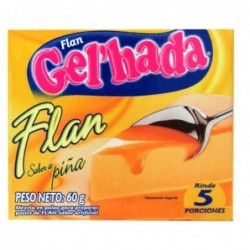 FLAN GELHADA SABOR A PIÑA...