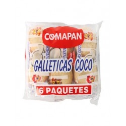 GALLETAS DE COCO COMAPAN x6und