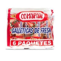 GALLETA COMAPAN FRESA x6und