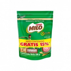 MILO NESTLE BL OF x250gr+ 15%