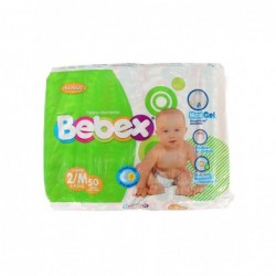 PAÑAL BEBEX M x50und Paca...