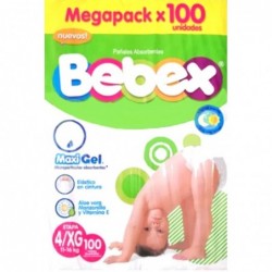PAÑAL BEBEX XG x100und Paca...