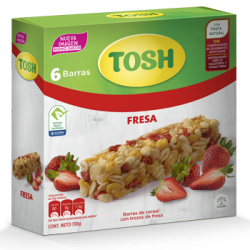 CEREAL TOSH BARRA x6 SABORES