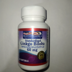 Ginkgo biloba x 60mg x 60 tabletas