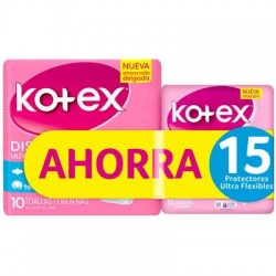 TOALLQS KOTEX DISCRETA...