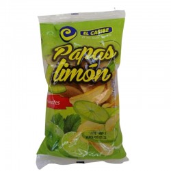 PAPAS EL CARIBE LIMON x80gr