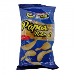 PAPAS EL CARIBE NATURAL x80gr