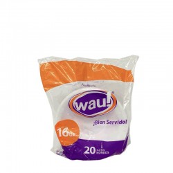 PLATOS HONDOS WAU 16OZ x20und