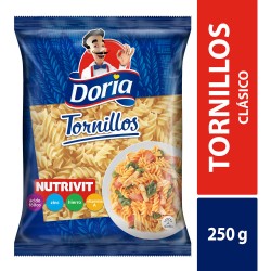 PASTAS DORIA TORNILLOS x250gr