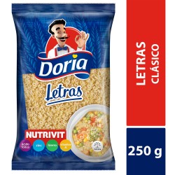 PASTAS DORIA LETRAS x250gr