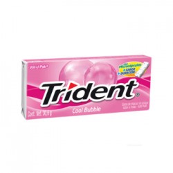 CHICLE TRIDENT COOL BLUBBLE...