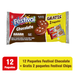 GALLETA FESTIVAL CHOCOLATE...