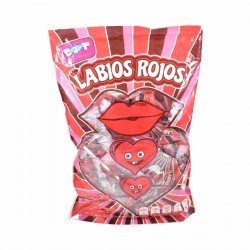 CHUPETA LABIOS ROJOS CEREZA...