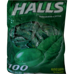 CONFITE HALLS YERBABUENA...