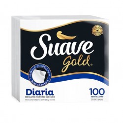 SERVILLETA SUAVE GOLD x100...