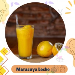 JUGO DE MARACUYA EN LECHE