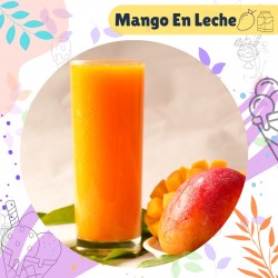 JUGO DE MANGO EN LECHE