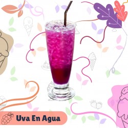 JUGO DE UVA EN AGUA