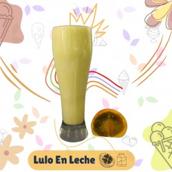 JUGO DE LULO EN LECHE