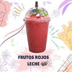 BATIDO FRUTOS ROJOS EN LECHE