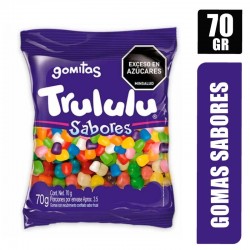 GOMAS TRULULU SABORES X 70 GR