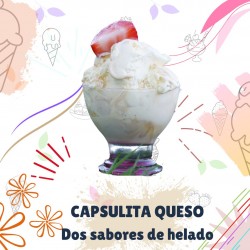 CAPSULITA QUESO DOS SABORES.