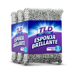 ESPONJA TLD DORADA x3