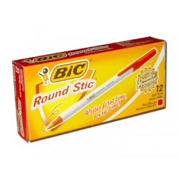 LAPICERO BIC ROJO x12