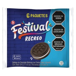 GALLETAS FESTIVAL RECREO x6x4