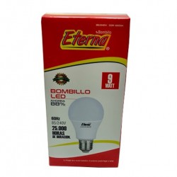 BOMBILLO LED ETERNA 9w