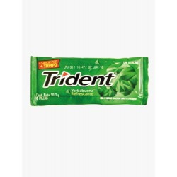 CHICLE TRIDENT TOTAL YERBA...