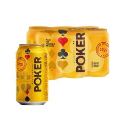 CERVEZA SIX PACK POKER 