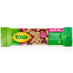 TOSH ARANDANOS Y NUECES BARRA