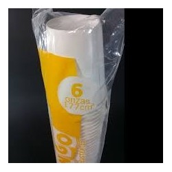 VASO PLASTICO 6 ONZ