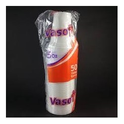 VASO PLASTICO 5 ONZ