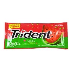 CHICLE TRIDENT SANDIA x3s