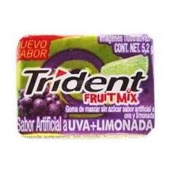 CHICLE TRIDENT FRUIT MIX x3s